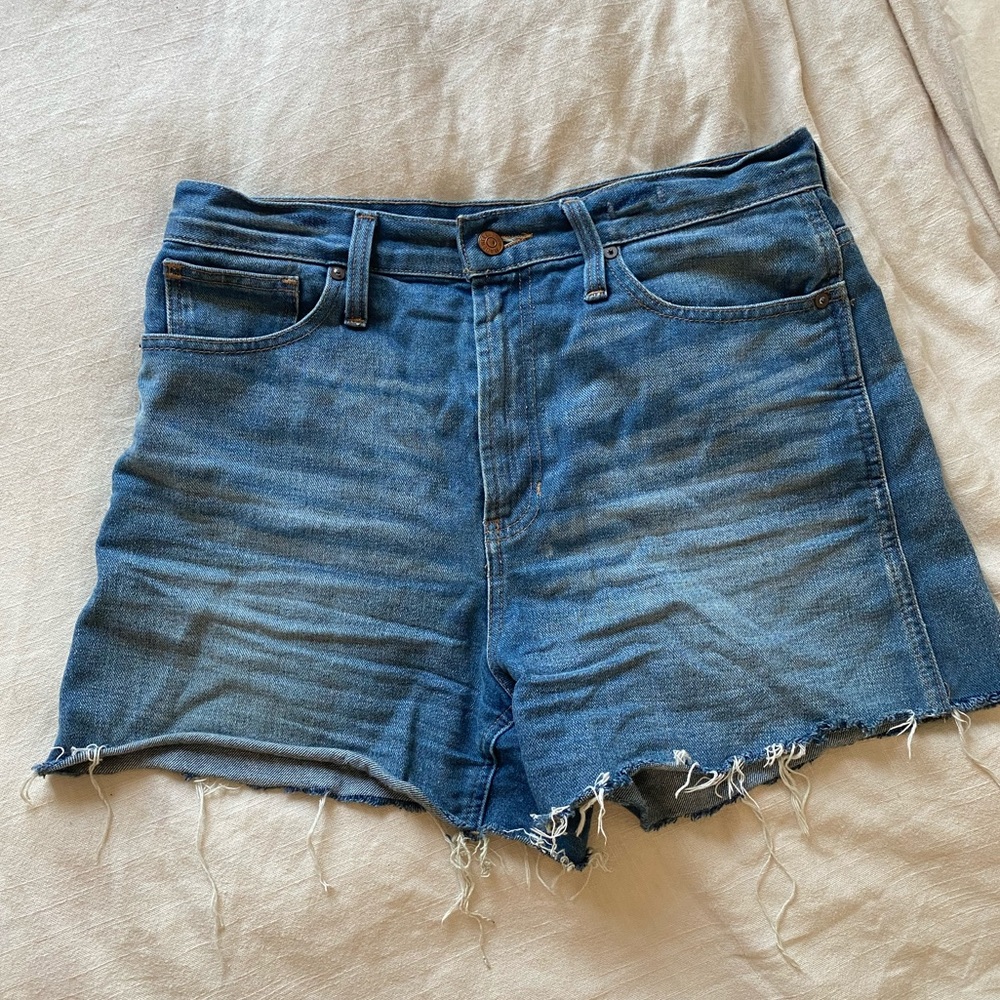 Madewell The Perfect Jean Short light wash